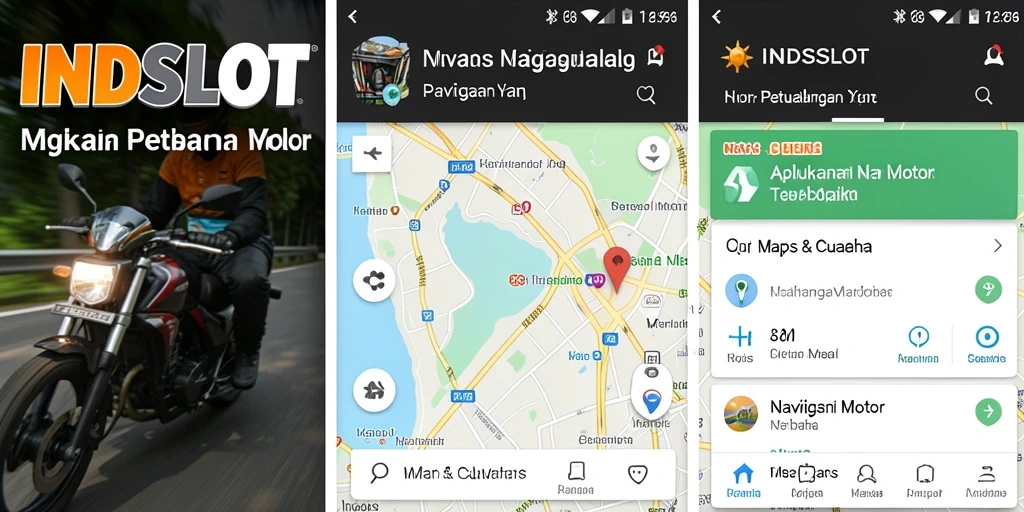 Antarmuka INDSLOT untuk navigasi motor yang jelas dan ramah pengguna.