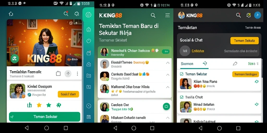 Tampilan antarmuka utama KING88 yang sederhana dan intuitif.