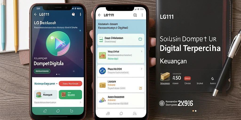 Tampilan antarmuka LG111 yang sederhana dan efisien.