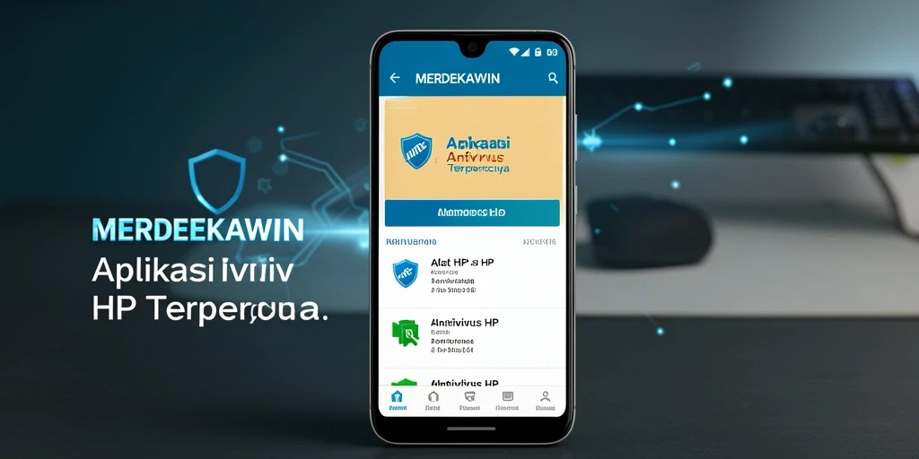 Tampilan antarmuka aplikasi MERDEKAWIN yang sederhana dan menarik.