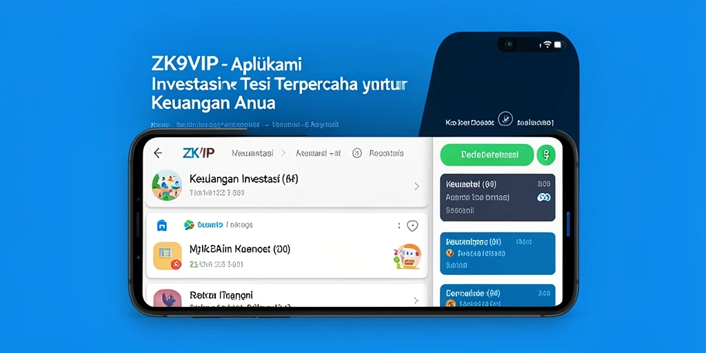 Antarmuka aplikasi ZK9VIP yang intuitif dan fungsional untuk investasi.