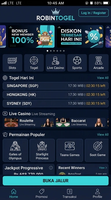 Halaman Link Alternatif Togel Robintogel untuk Pengguna Indonesia